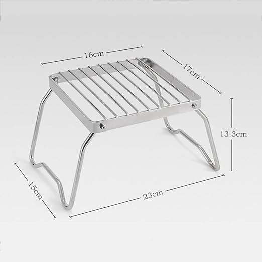 Folding Camp Grill Portable BBQ Fire Rack