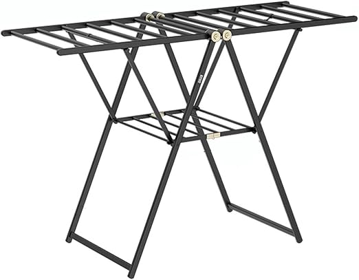 Foldable Ceiling Drying Rack Space-Saving Laundry Hanger