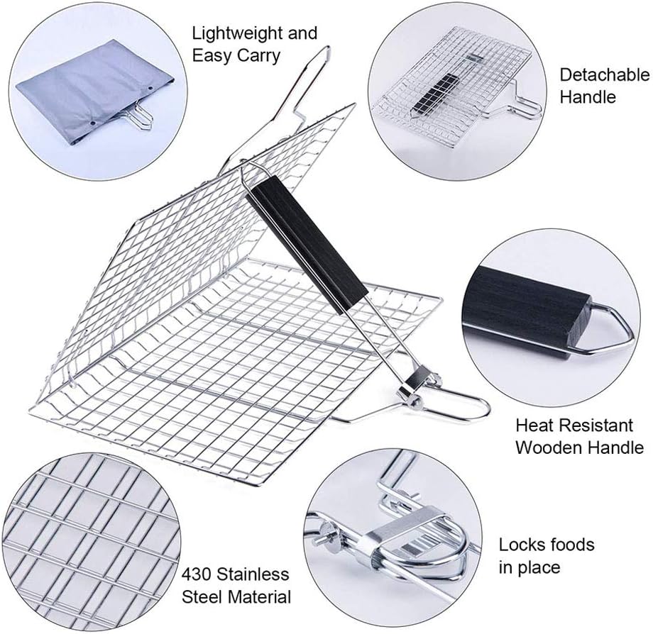 Mini BBQ Grill Portable Charcoal Cooker