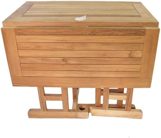 Foldable Teak Patio Table for Entertaining and Everyday Use
