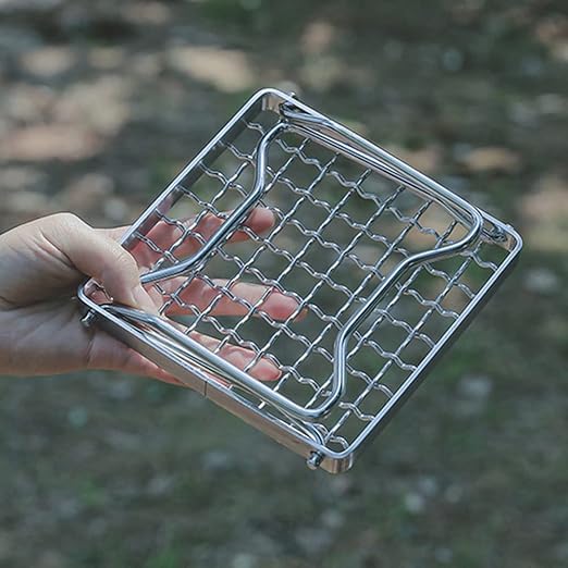 Folding Camp Grill Portable BBQ Fire Rack