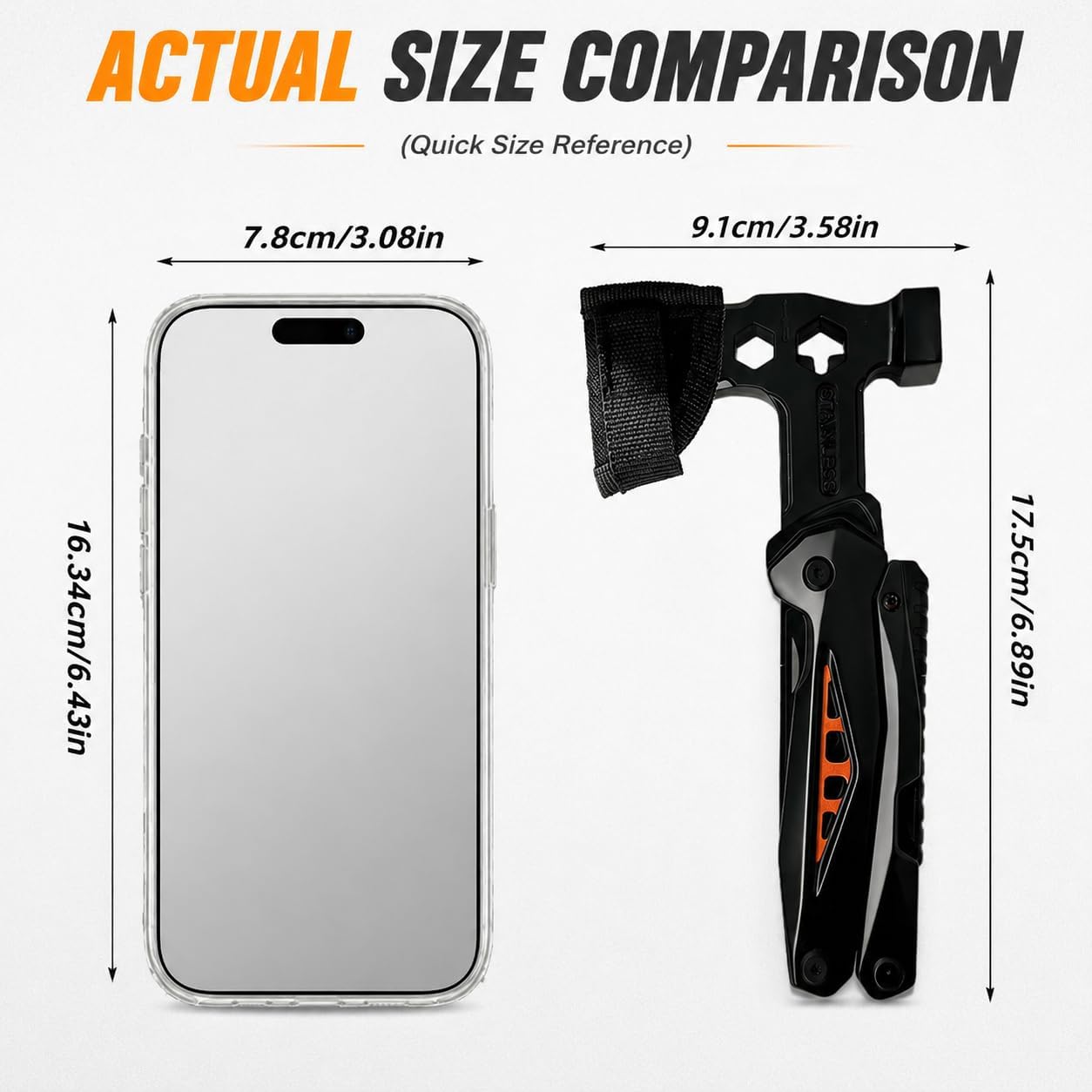 Outdoor Survival Multitool Compact Emergency Gear
