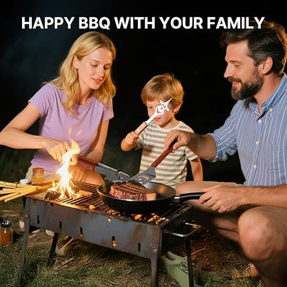 BBQ Grill Accessories Set 🍖✨ Stainless Steel Tools Kit