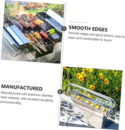 Grill Basket Stainless Steel Cooking Tray