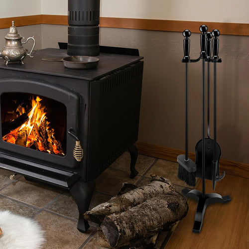Fireplace Cleaning Kit 4-Piece Ash Tool Set