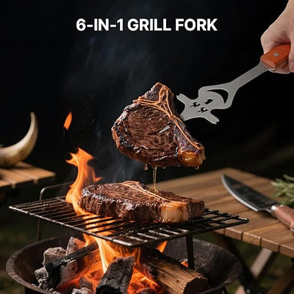 BBQ Grill Accessories Set 🍖✨ Stainless Steel Tools Kit