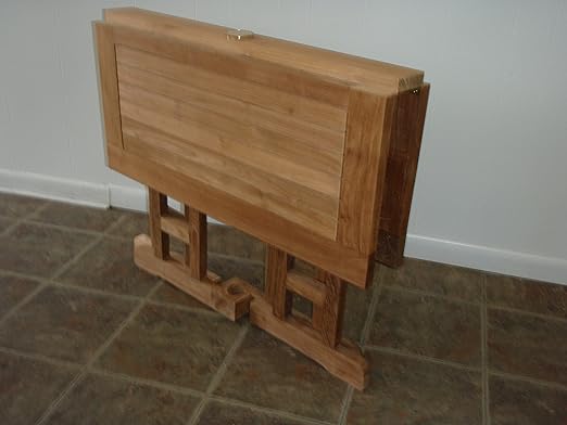 Foldable Teak Patio Table for Entertaining and Everyday Use