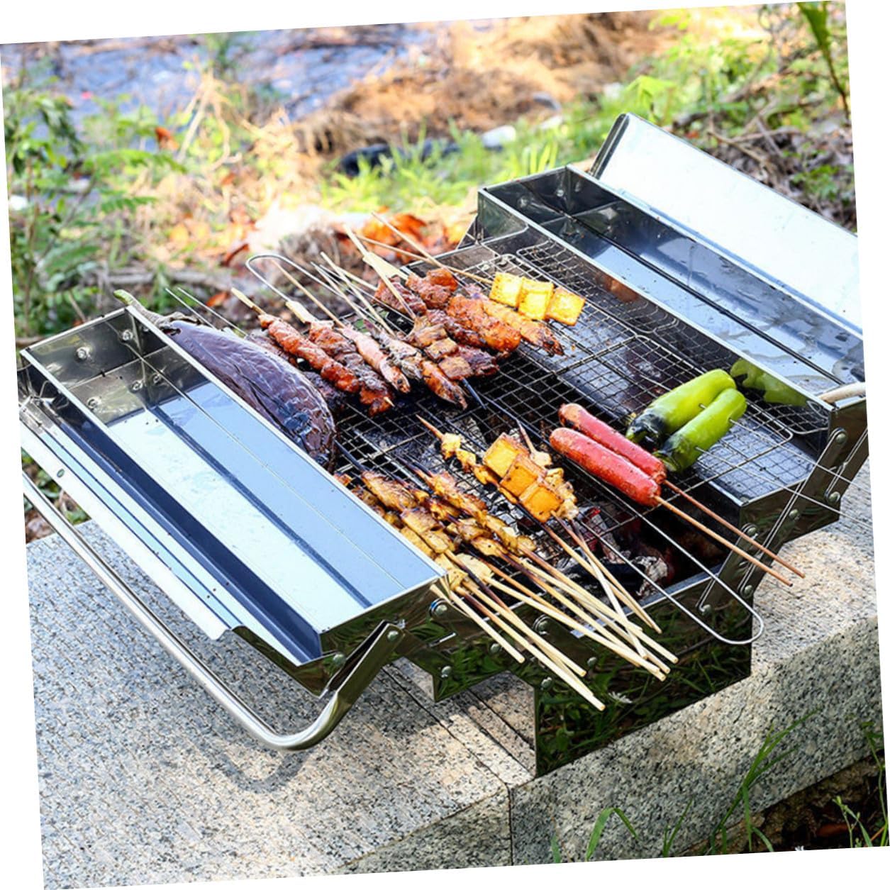 Grill Basket Stainless Steel Cooking Tray